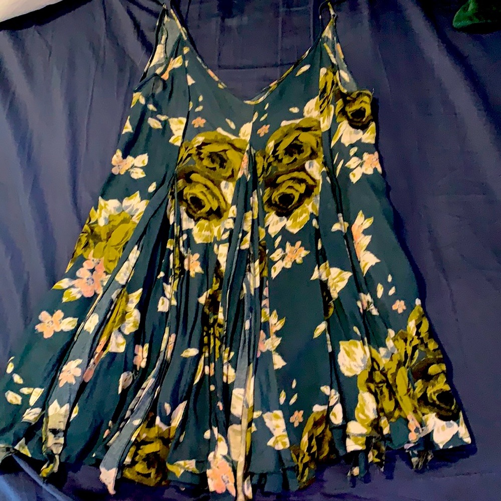 Free People Flowered Tunic